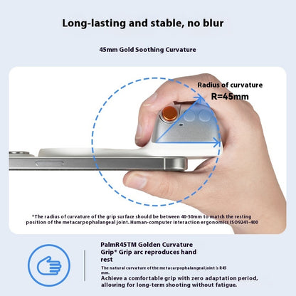 TELESIN Fun Shot Magnetic Phone Camera Grip With Magnetic Selfie Light