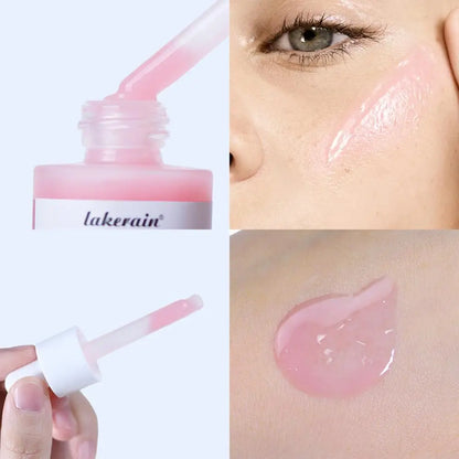 PDRN Pink Peptide Serum, Pink Glow Serum, Peptide Niacinamide Hydrating  Moisturizing Firming,Uneven Skin Tone,Korean Skin Care