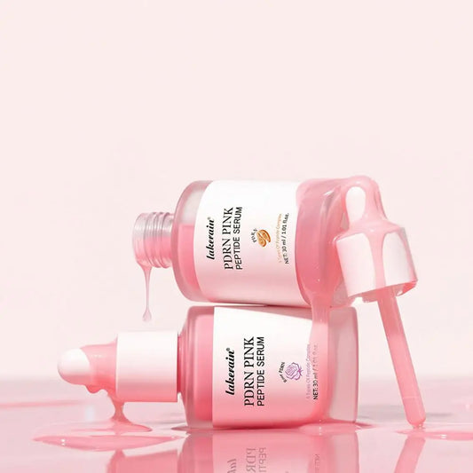 PDRN Pink Peptide Serum, Pink Glow Serum, Peptide Niacinamide Hydrating  Moisturizing Firming,Uneven Skin Tone,Korean Skin Care